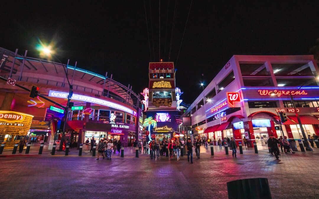 Fremont Street Experience & Zipline